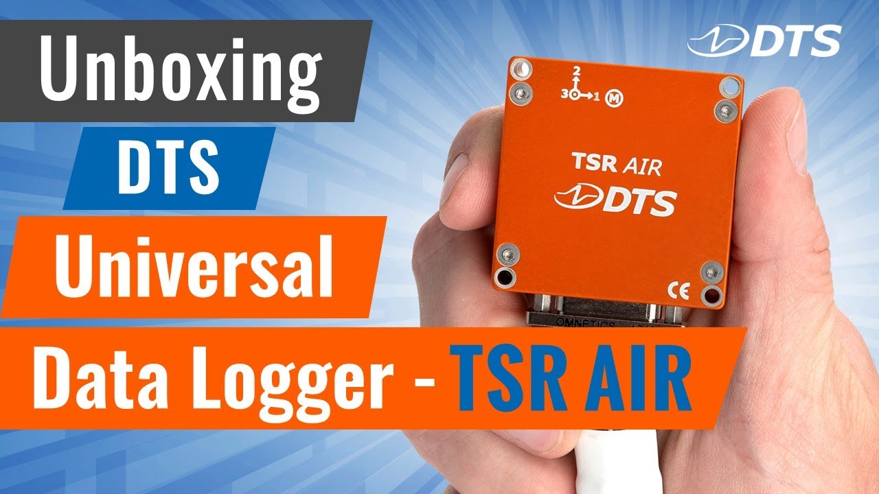 UNBOXING and Setting Up the DTS TSR AIR -- Miniature Rugged Universal Data Logger - NEW