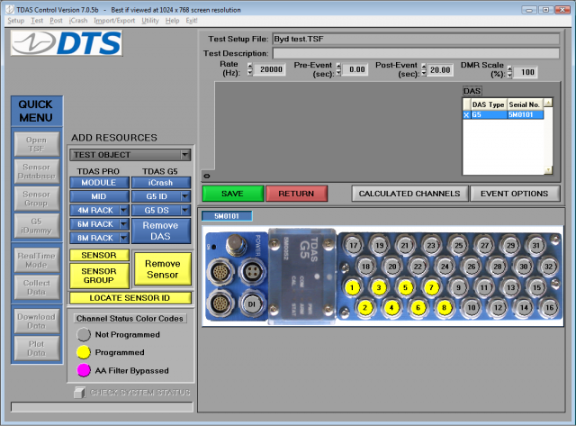 TDAS Control Software