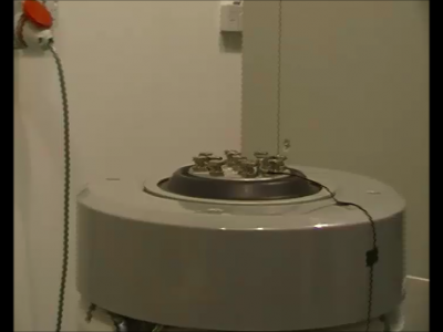 High G Shock Testing being performed on a IMV Vibration Test System