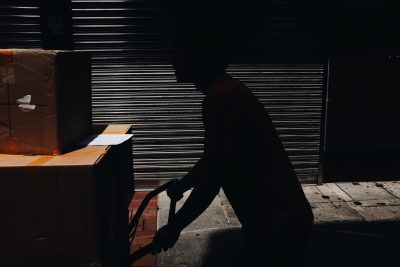 Man working in factory