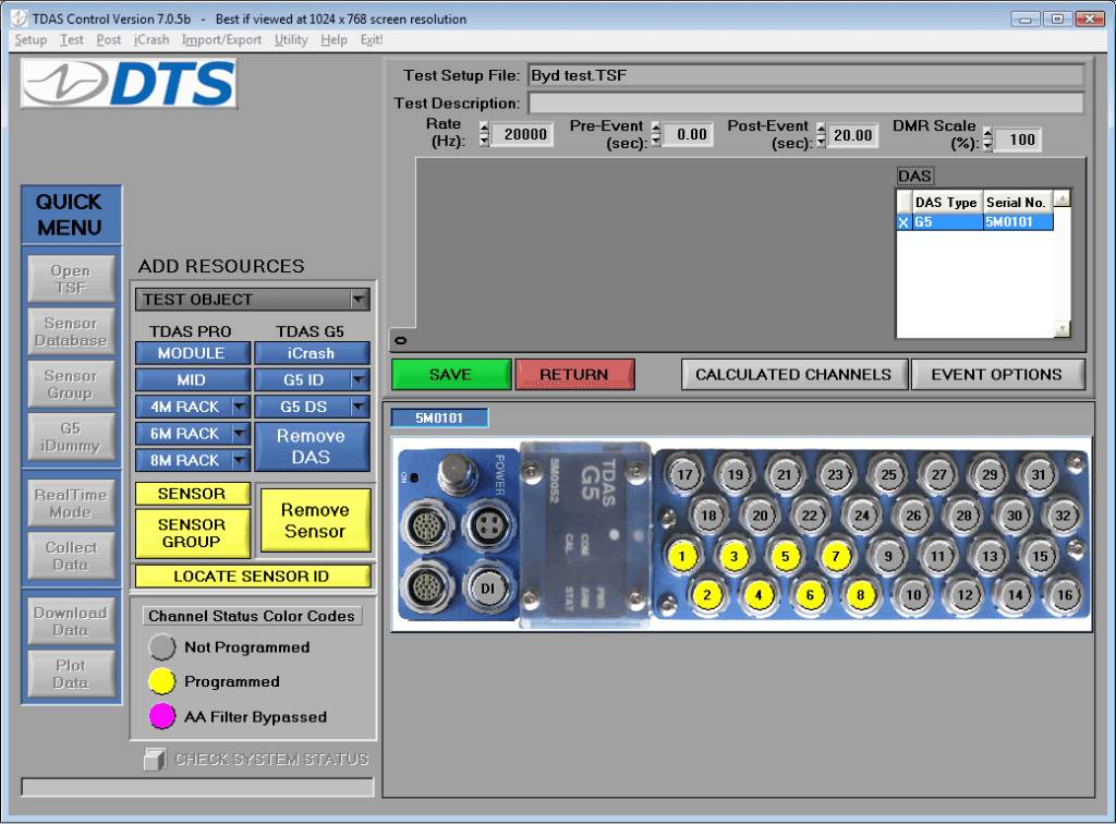 Turas Controller Data TDAS Control Software - THP Systems